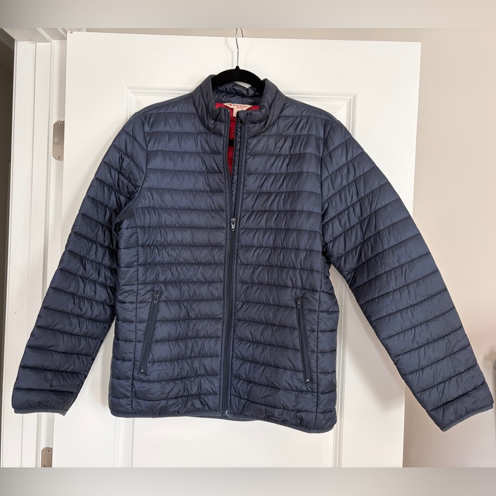 Brooks Brothers Navy Puffer Jacket